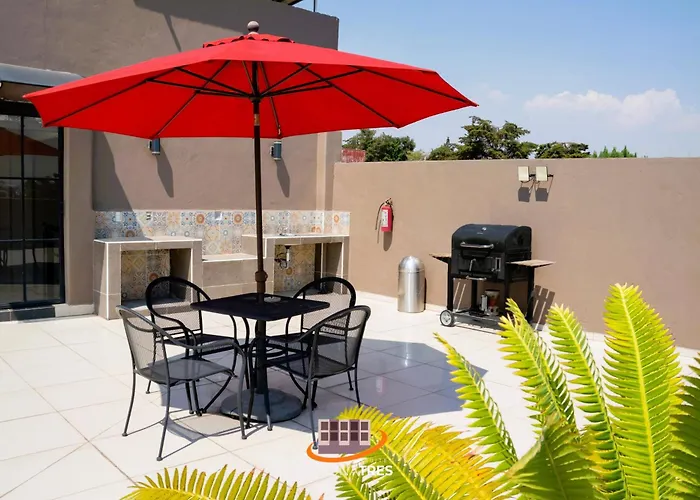 Apartment S05 Master Premium Tec Cem Con Cocineta Wifi Balcon Parking Terraza