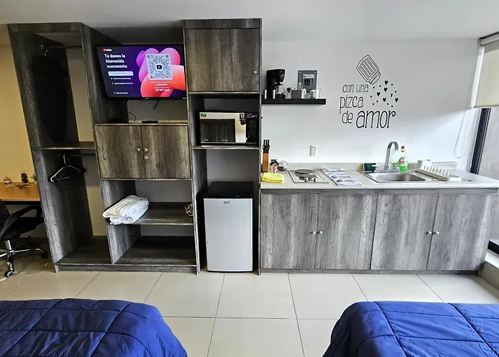 Apartment S05 Master Premium Tec Cem Con Cocineta Wifi Balcon Parking Terraza *